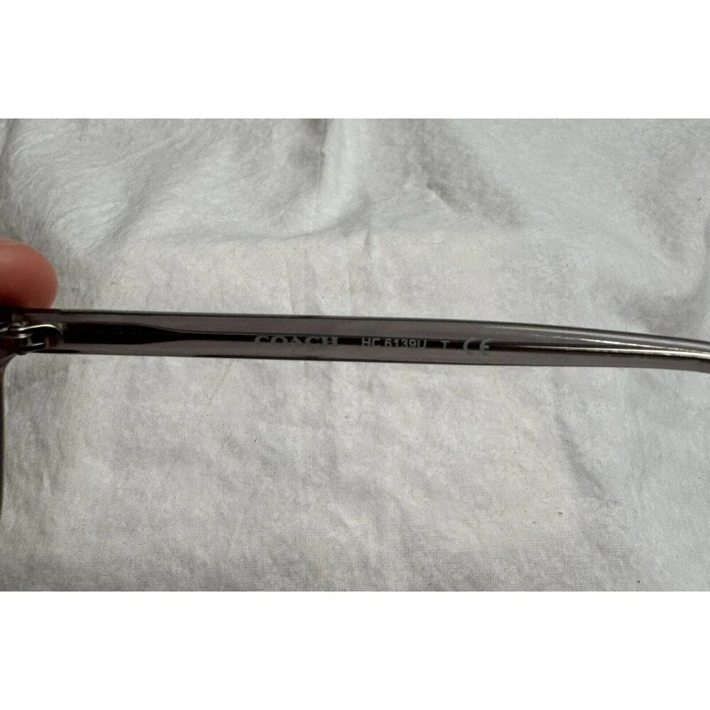 Coach HC6139U HC 6138U 5176 Transparent‎ Grey Eyeglasses; 53/15/140 FRAMES ONLY - Picture 5 of 8